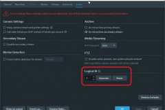 NX Witness - Camera-Settings - Expert
