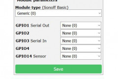 Sonoff - Configure Module