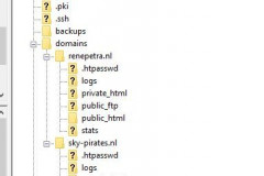 Filezilla - Copieren test-omgeving