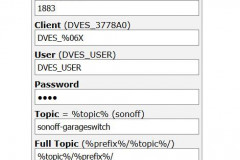 Sonoff - Configure MQTT