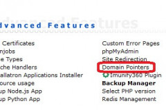 DirectAdmin - Domain-Pointers