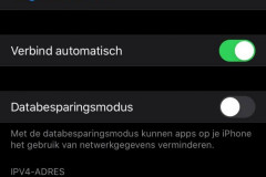 Extra 'Diagnostics' instelling bij Wi-Fi