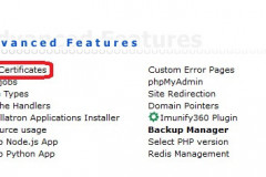 DirectAdmin - SSL-Certificates