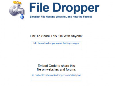 Filedropper Referentie naar uploaded File