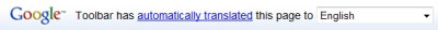 Google Toolbar: Automatisch Vertaald