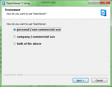 TeamViewer Installtie Type