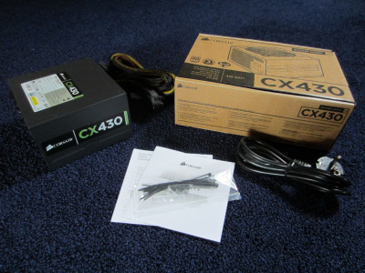 Corsair CX430 Voeding