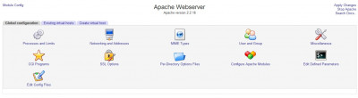 Webmin Apache Configuration