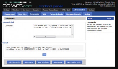 DD-WRT Administration Commands
