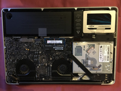 Harddisk vervangen door SSD