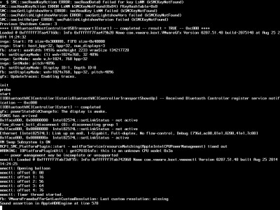 macOS Verbose Mode