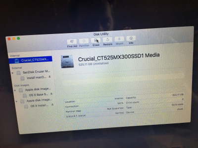 Erase SSD Harddisk