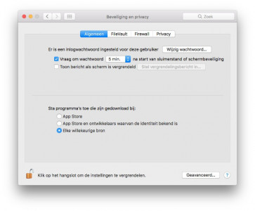 Beveiliging en Privacy