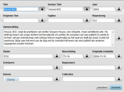 Plex Configureren - Bewerk Media