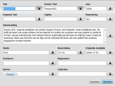 Plex Configureren - Bewerk Media