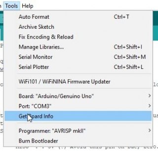Selecteer Arduino-Uno Bord