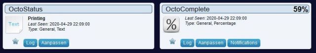 Octoprint in Domoticz
