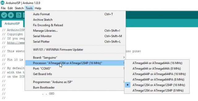 Selecteer Processor