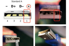USB-Port 5V Afplakken