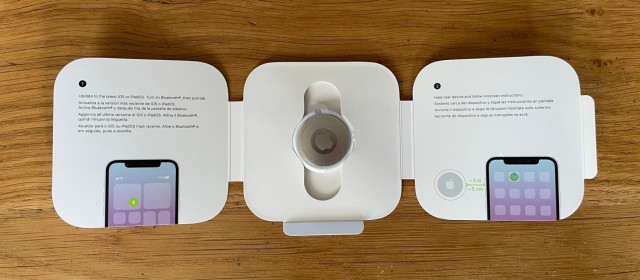 Opengemaakt Doosje Airtag