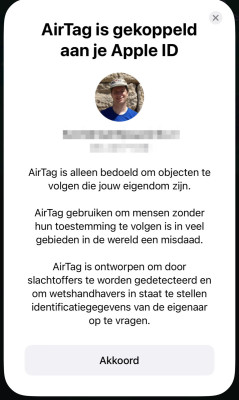Verbinden Airtag