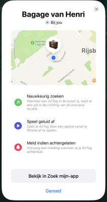 Verbinden Airtag