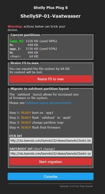 Tasmota - Safeboot Conversie