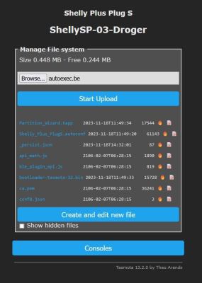 Tasmota - Berry Script Uploaden