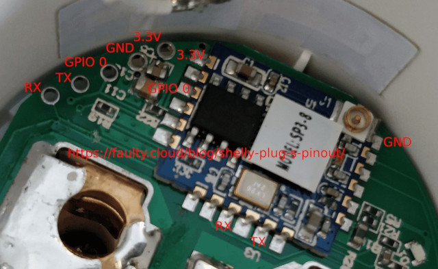 Shelly Plug S - Pinout