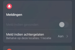 Zoek Mij App voor AirTag