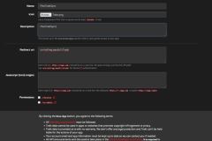 Create Trakt API app
