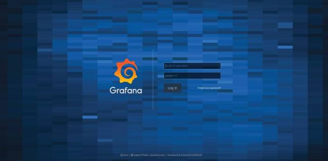 Grafana - Login-Scherm