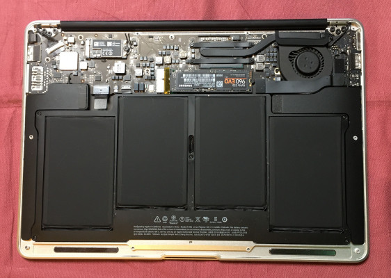 Open MacBook Air - Early 2015