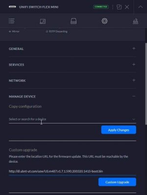 Custom upgrade van Unifi Flex-Mini