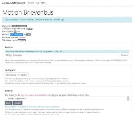 Zigbee2MqttAssistant - Zigbee Device Details