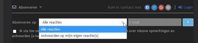wpDiscuz 7 - Abonneren op reacties