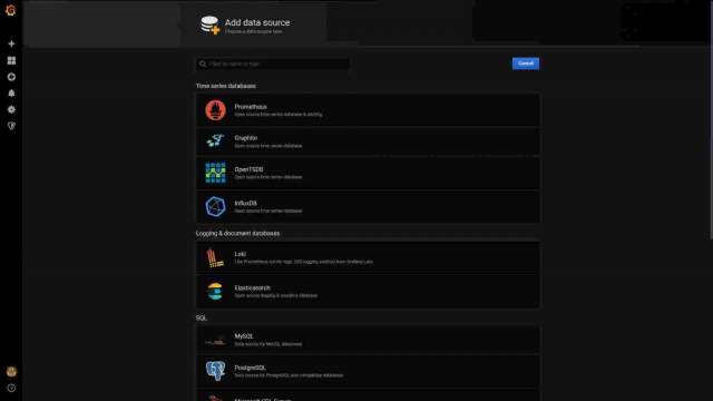 Grafana - Add Data Source