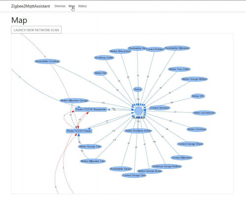 Zigbee2MqttAssistant - Zigbee Netwerk Map