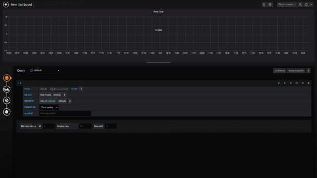 Grafana - New Dashboard Add Query