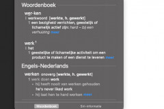 Woordenboek MacBook