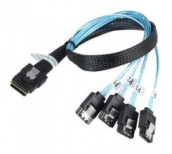 Mini Sas-SFF-8087 naar 4-Sata Kabel