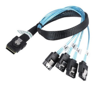 Mini Sas-SFF-8087 naar 4-Sata Kabel