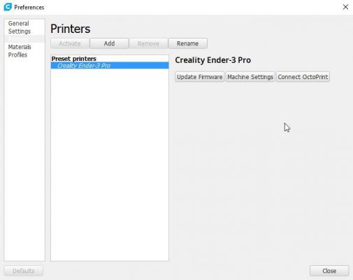 Cura Ultimaker - Plugin -Connect OctoPrint