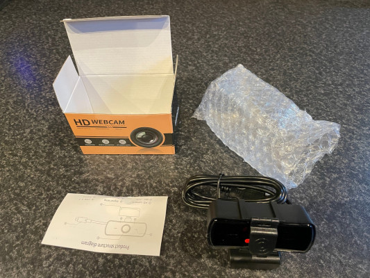Inhoud doos Webcam