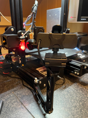 3D Print voor bevestigen Webcam