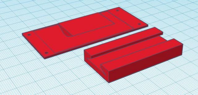 3D Design ePaper Behuizing Achter