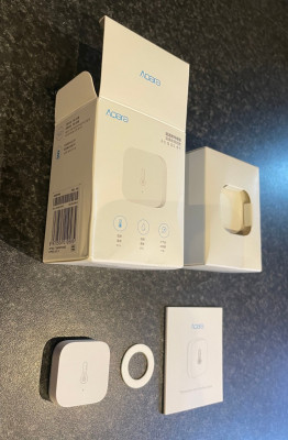 Inhoud doos Aqara Temperatuur Sensor