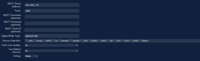 Zigbee2MQTT Configuratie