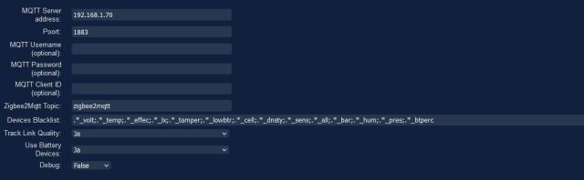 Zigbee2MQTT Configuratie