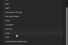 Tautulli - Add a new notification agent - 